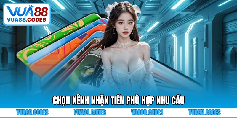 Chọn kênh nhận tiền phù hợp nhu cầu