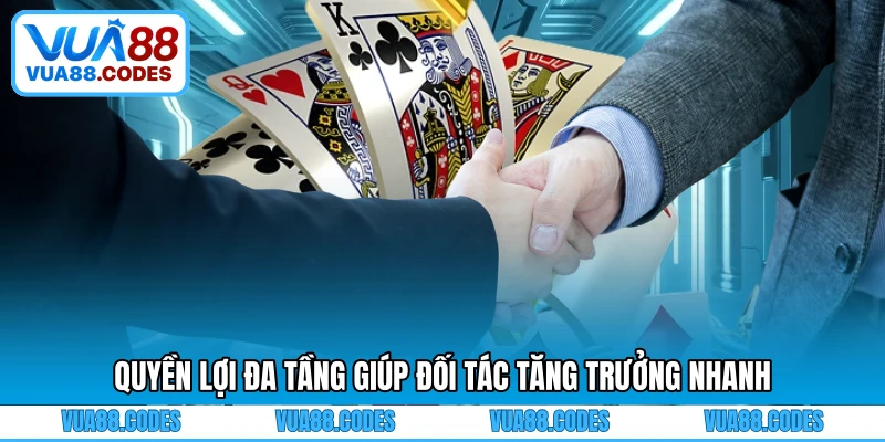 Quyền lợi đa tầng giúp đối tác tăng trưởng nhanh