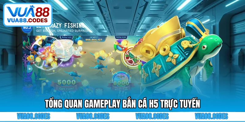Tổng quan gameplay bắn cá H5 trực tuyến